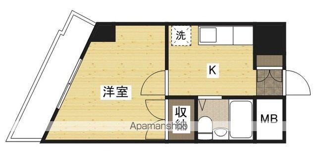 メゾンダイアナイン皆実の間取り写真