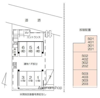 バディーズハウス[2LDK/47.61m2]の配置図