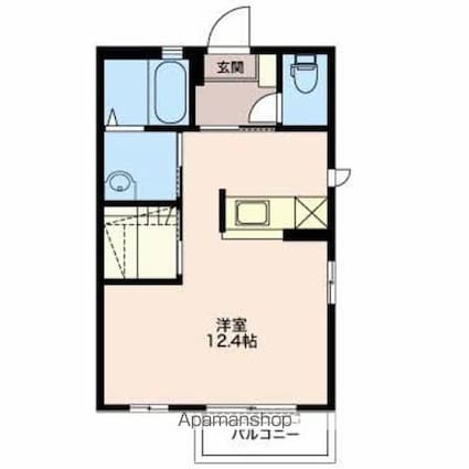 マ・メゾン１９[1R/31.77m2]の間取図