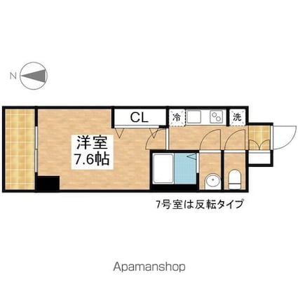 プレサンス上前津オレシア[1K/25.28m2]の間取図
