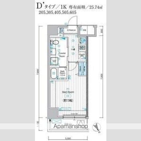 MAXIV ALIVE堀切菖蒲園の間取り写真