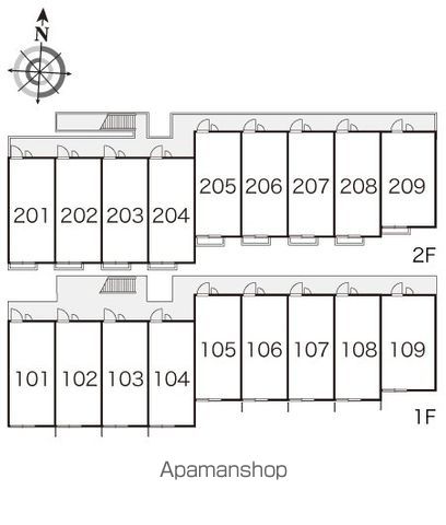 レオパレスＹＯＳＩＧＥＮ 102 ｜ 福岡県福岡市東区和白丘２丁目15-21（賃貸アパート1K・1階・23.18㎡） その23