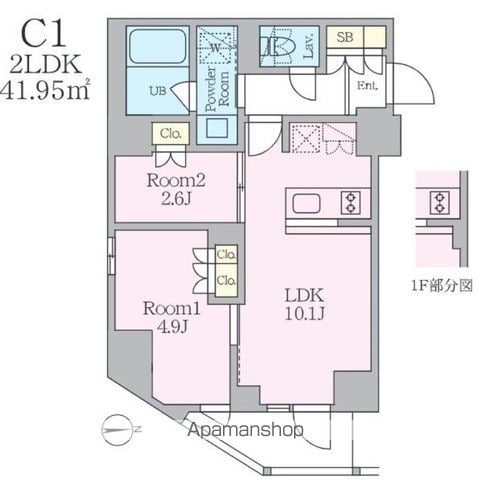 クレストコート東池袋の間取り写真