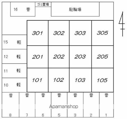 ＳＯＦＥＥＬ８[1K/32.16m2]の配置図