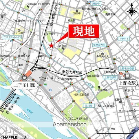 東急田園都市線 二子玉川駅 徒歩7分 3階建 築27年の内装写真