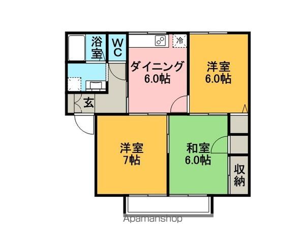セジュール小林の間取り写真