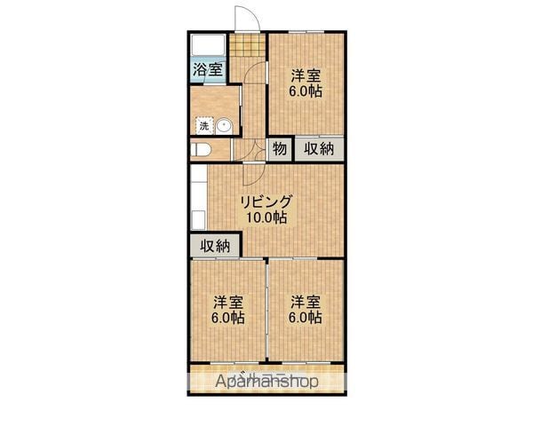 青南ハイツの間取り写真