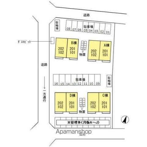 メゾンプラザ　Ｄ棟 102 ｜ 岐阜県岐阜市葭町５丁目11-6（賃貸アパート1LDK・1階・33.19㎡） その23