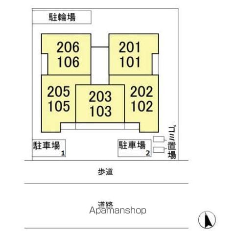 フィーカ　アパルフェ 201 ｜ 千葉県松戸市新松戸７丁目235-1（賃貸アパート1LDK・2階・40.76㎡） その19