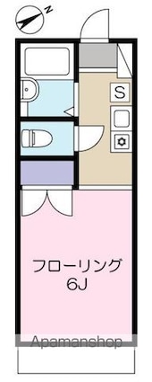 東京都練馬区関町南２丁目[1K/20.03m2]の間取図