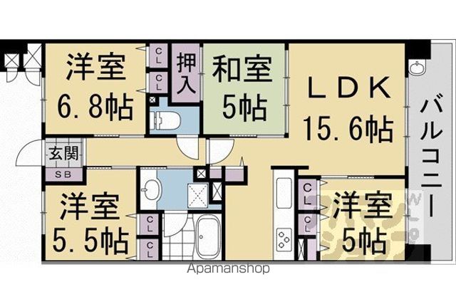 イニシア梅小路公園の間取り写真