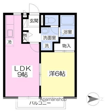 ビーライン曽我[1LDK/35.91m2]の内装9
