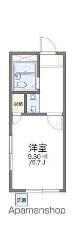 横浜市西区東久保町のアパートの間取り