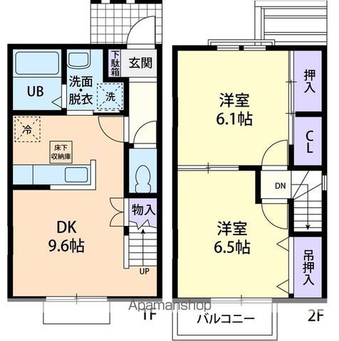 【ユニゾン　Ａの間取り】