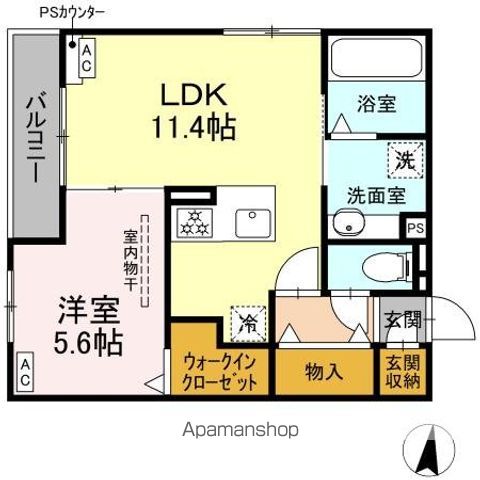 DーHILLS西浅田の間取り写真