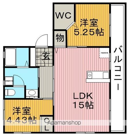 フジコーポの間取り写真