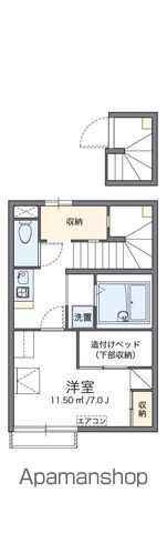 レオパレスヒルの間取り