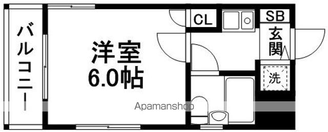 ダイナコート大博通りの間取り写真