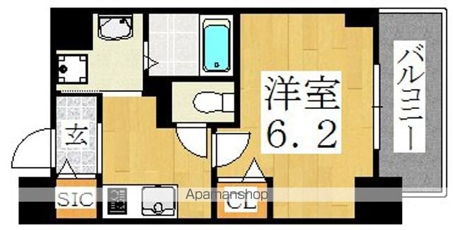 プレミアムコート天王寺EASTの間取り写真