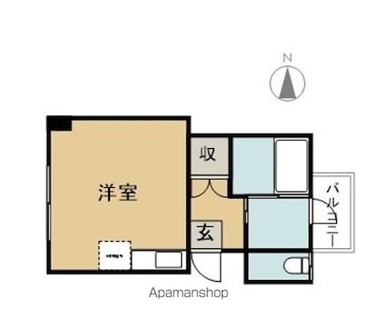 長野県長野市大字三才[1R/24m2]の間取図