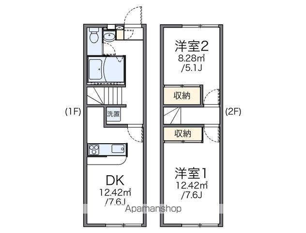 【レオパレスサニーコートＡの間取り】