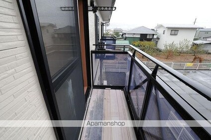 アップルパレスＣ棟[2LDK/59.57m2]のバルコニー