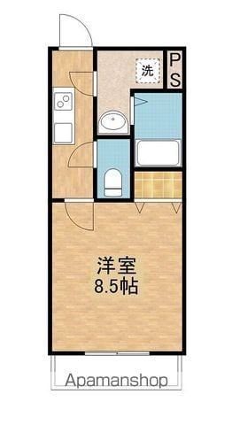 遠州鉄道 曳馬駅 徒歩18分 3階建 築21年の間取り写真