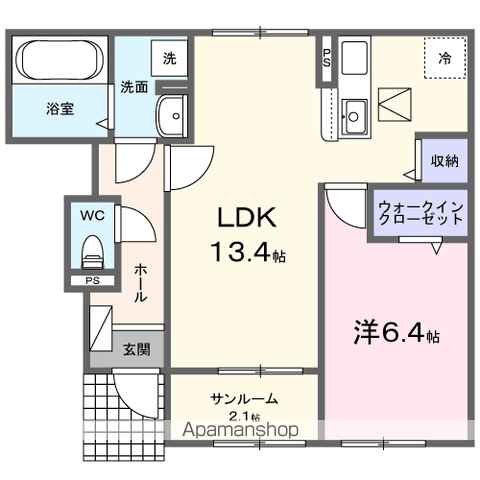 【ハピネスシー　Ⅰの間取り】