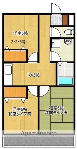 ハイツKYの間取り写真