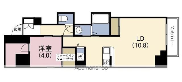 セレニテフラン本町の間取り写真