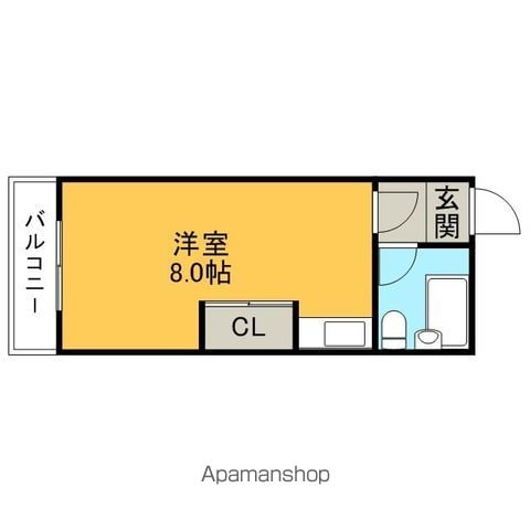 【福岡市南区野間のマンションの間取り】