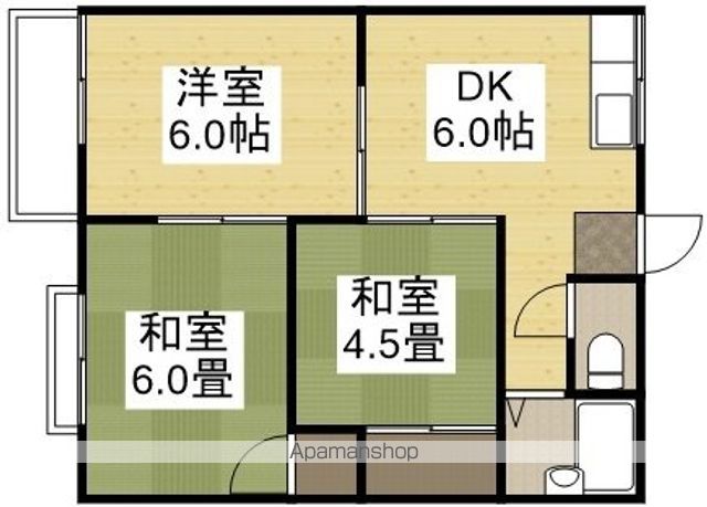 エフシリーズ東富井Bの間取り写真