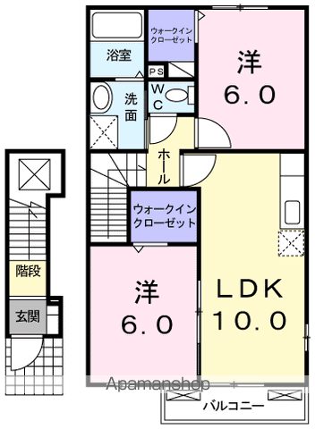 【ヴィラ・サンリットの間取り】