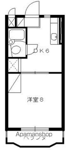 プリンス羽鳥 202 ｜ 静岡県浜松市中央区豊町2220（賃貸マンション1DK・2階・25.92㎡） その2