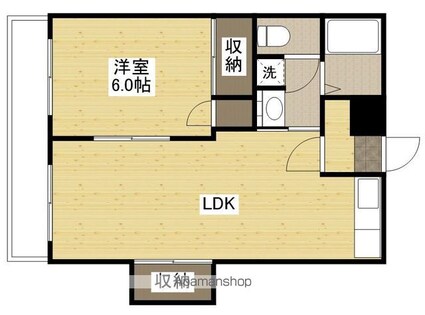 コーポ満田[1LDK/41.5m2]の間取図