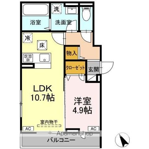 リベラマーロⅤの間取り