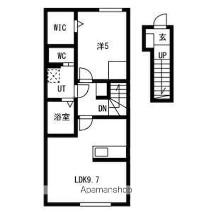 ｓｏｒｔｅ（ソルテ）[1LDK/44.05m2]の間取図
