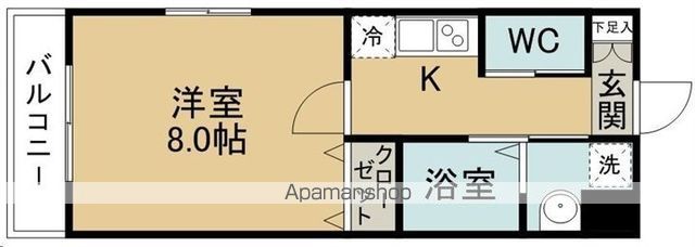 プラチナスイート西公園駅SOUTH GARDENの間取り写真