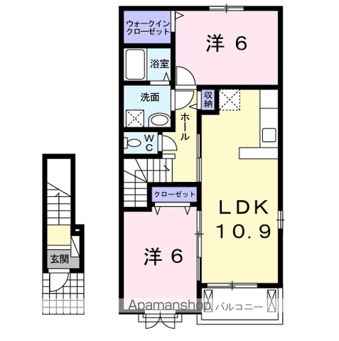 【ＲＡＤＩＡＮＴ　ＤＡＹＳ　Ⅰの間取り】