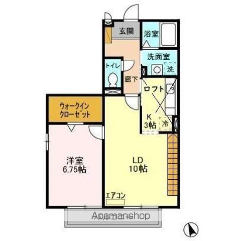 【船橋市印内のアパートの間取り】