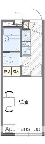 レオパレスCALMSPRINGの間取り写真