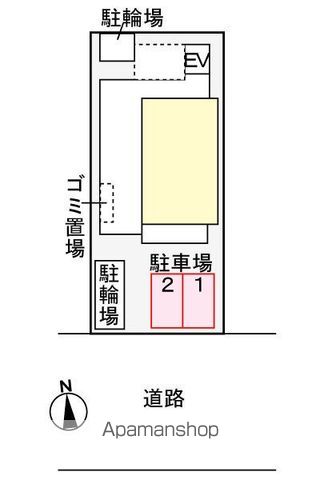 Ｍ＆Ｒ[1K/26.9m2]の配置図