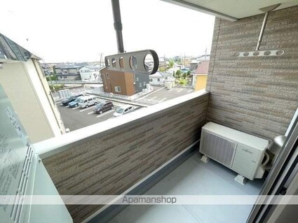 スカイハイムＢ[1LDK/53.33m2]のバルコニー