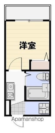 アドバンス神栖[1K/18m2]の間取図
