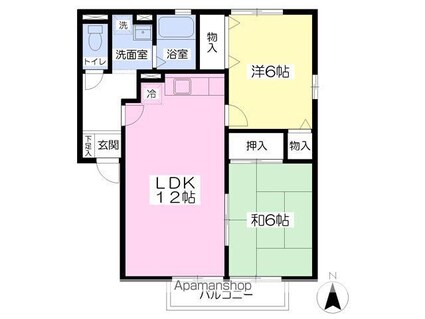 グレイスコートＢ棟[2LDK/55.41m2]の内装4