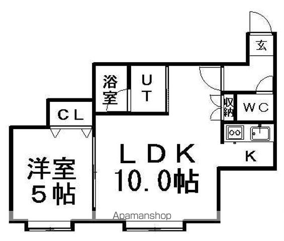 パルティールTM北郷の間取り写真