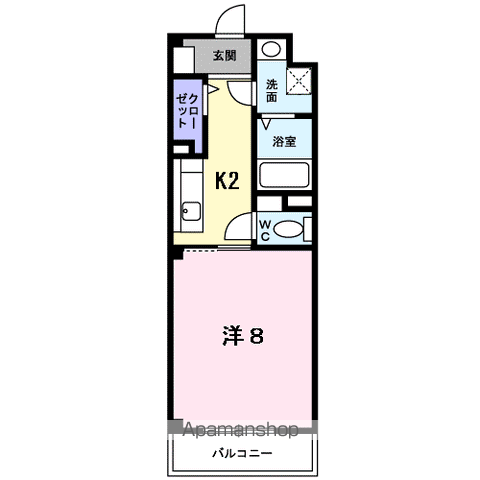 エスポワール西川の間取り写真