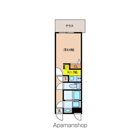 QUADOR今池EASTの間取り写真