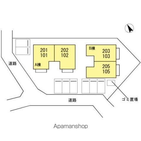 コーポサンライズ　Ｂ棟 103 ｜ 福岡県古賀市花見南１丁目3-3（賃貸アパート2LDK・1階・50.39㎡） その22