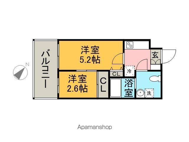 グランフォーレ呉服町の間取り写真